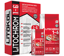 LITOCHROM 1-6 EVO Цвет.цем.затир. д/запол.межпл.шв.шир.1- 6 мм с противогриб.св-ми LE.230багамы 25кг