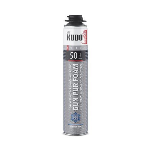Пена монтажная профессиональная Kudo Absolut Proff 50+ Arktica, зимняя, 1000 мл