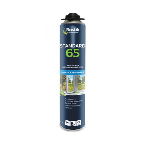 BOSTIK / Бостик STANDART 65 пена пистолетная полиуретановая