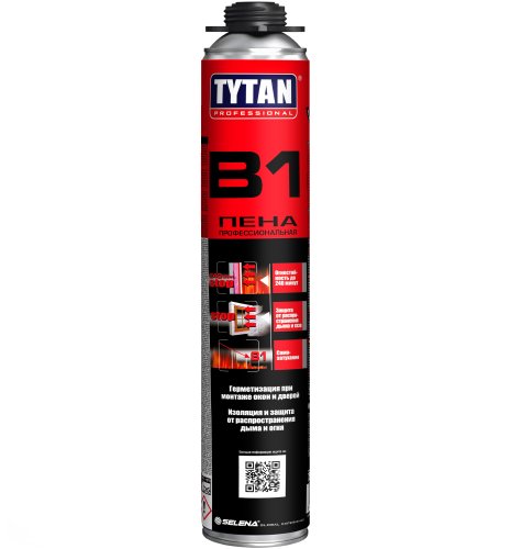 TYTAN PROFESSIONAL B1 / ТИТАН ПРОФЕШИОНАЛ B1 пена огнестойкая профессиональная фото 2