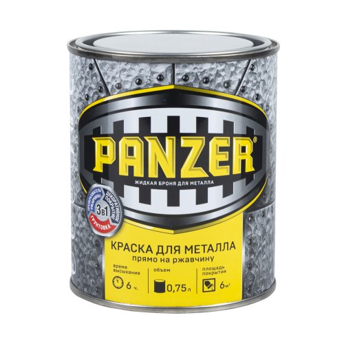 Краска для металла Panzer, молотковая, глянцевая