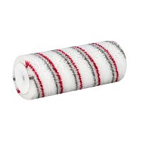 COLOR EXPERT / КОЛОР ЭКСПЕРТ валик для покраски стен и фасадов полиэстер серо-красная полоса