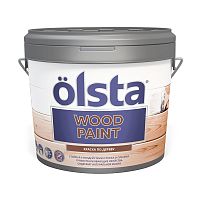 Краска по дереву Olsta Wood paint, акриловая, шелковисто-матовая