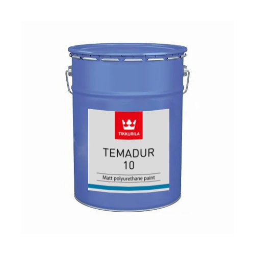 Краска полиуретановая Tikkurila Temadur 10 (Темадур 10) TCL, матовая, 7 л