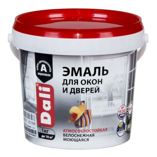 Dali / Дали Эмаль для окон и дверей акриловая атмосферостойкая фото 6