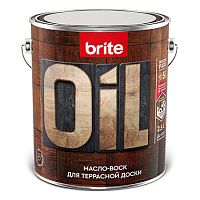 Brite flexx / Брайт Флекс масло для террасной доски натуральное, с природным воском