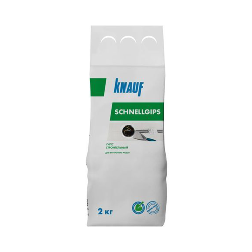 KNAUF SCHNELLGIPS / КНАУФ ШНЕЛЬГИПС гипс строительный быстротвердеющий прочный для внутренних работ фото 3