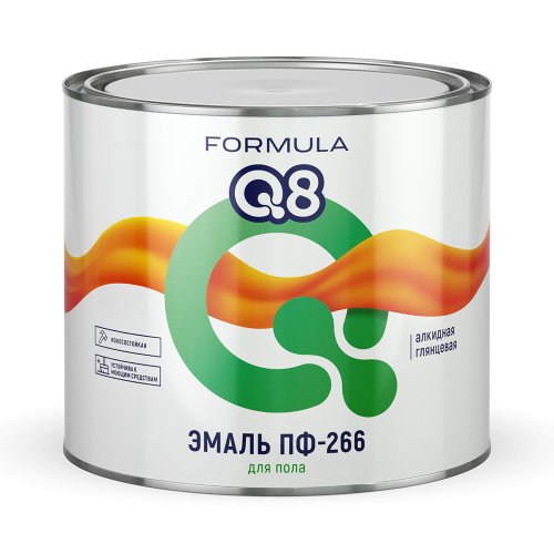 Эмаль ПФ-266 для пола алкидная Formula Q8, глянцевая