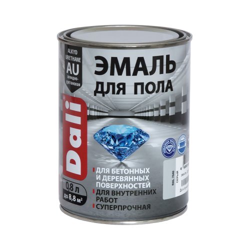 Dali / Дали Эмаль для пола алкидно-уретановая моющаяся