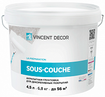 Vincent Decor Sous couche / Винсент Декор Со Куш краска грунт для декоративной штукатурки