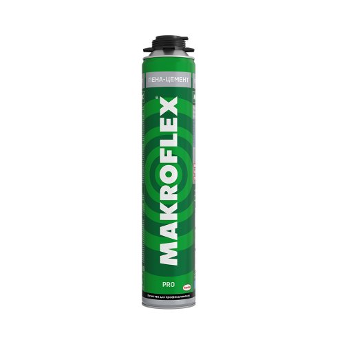Пена-цемент строительная профессиональная Makroflex PRO, 850 мл