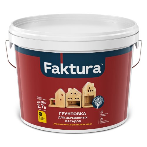 Faktura / Фактура грунтовка для деревянных фасадов антисептическая фото 2