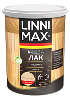 LINNIMAX / ЛИННИМАКС АКВА лак акриловый для дерева для внутренних работ глянцевый
