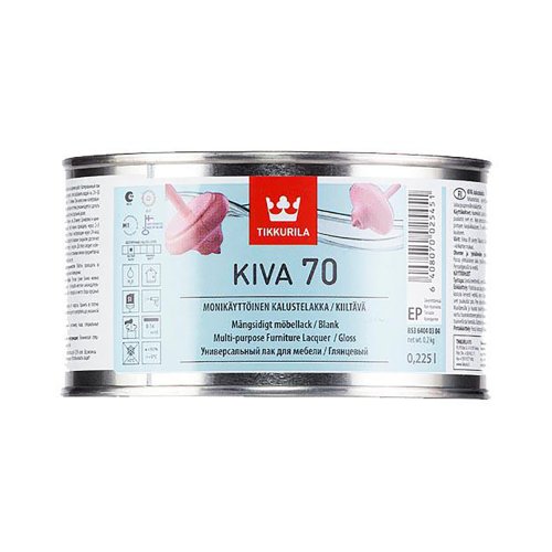 Tikkurila Kiva 70 / Тиккурила Кива лак для мебели глянцевый