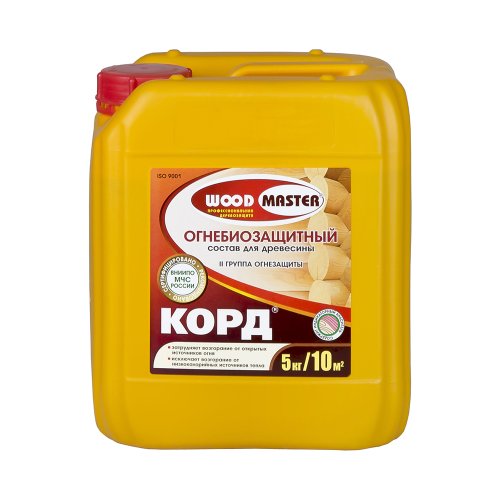 Woodmaster / Вудмастер Корд состав огнебиозащитный II группа