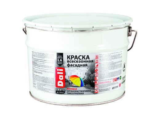 Dali / Дали краска Всесезонная фасадная акриловая