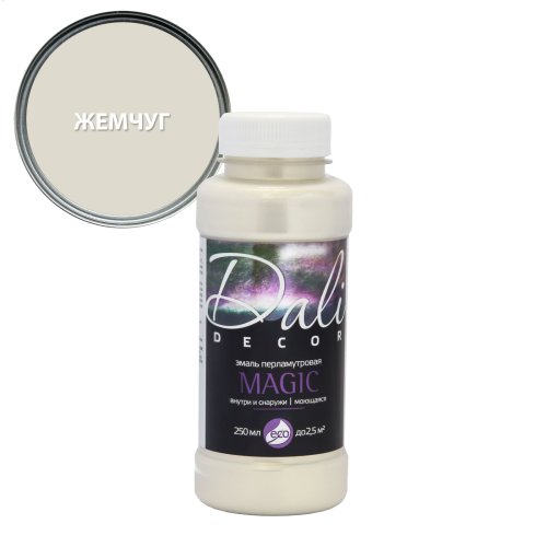 Dali-Decor Magic / Дали Декор эмаль перламутровая акриловая влагостойкая фото 4