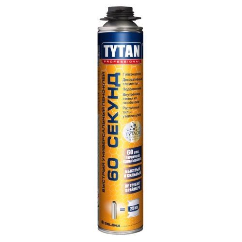 Tytan Professional 60 Seconds / Титан универсальный многоцелевой пено клей