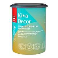 TIKKIVALA KIVA DECOR лак для мебели, акрилатный, износостойкий, полуматовый