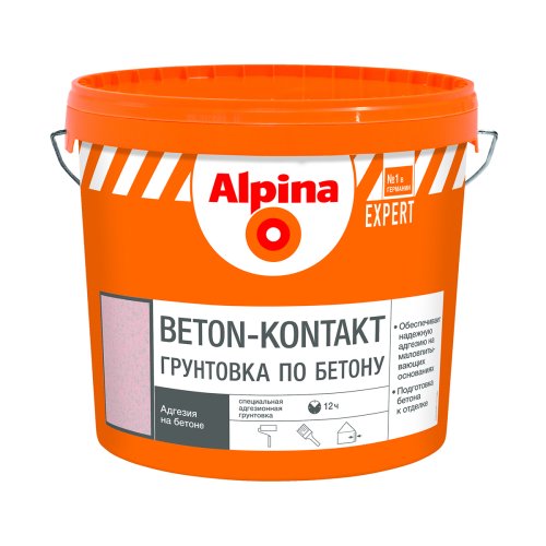 Alpina Beton Kontakt / Альпина адгезионный грунт с минеральным наполнителем