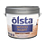 Краска по дереву Olsta Wood paint, акриловая, шелковисто-матовая, база А, белая, 2,7 л