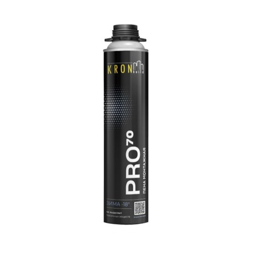 Пена монтажная профессиональная Kronbuild Pro 70, зимняя, 850 мл