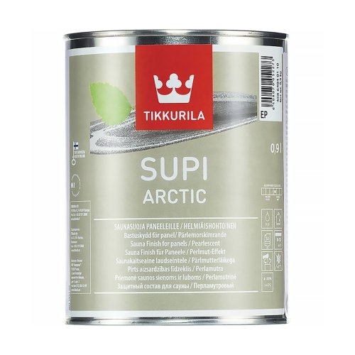 Tikkurila Supi Arctic / Тиккурила Супи Арктик перламутровый защитный состав для бань