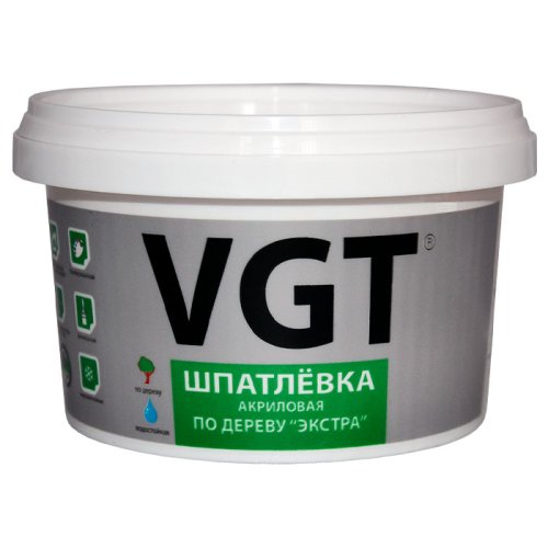 VGT / ВГТ ЭКСТРА шпаклевка акриловая по дереву, универсальная