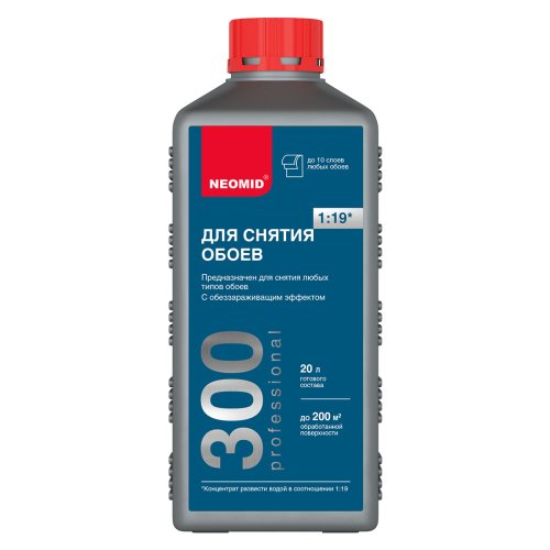 Neomid 300 / Неомид средство для снятия обоев концентрат 1:19 фото 3