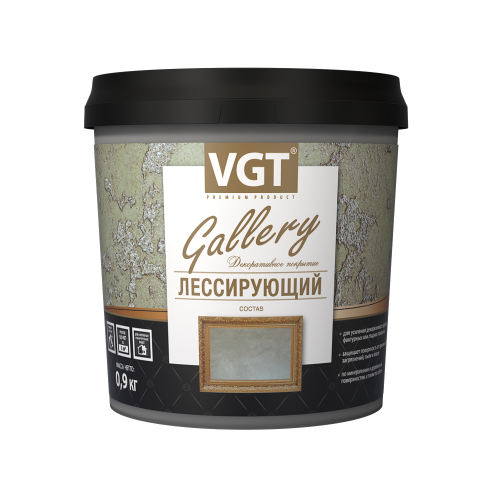 VGT GALLERY / ВГТ ЛЕССИРУЮЩИЙ МАТОВЫЙ состав для декоративных штукатурок