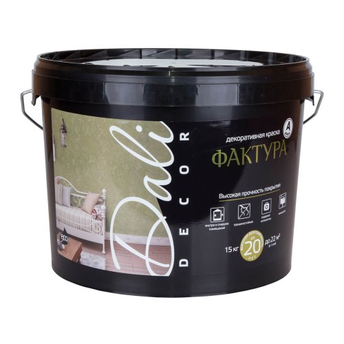 Dali-Decor / Дали Декор краска декоративная Фактура фасадная износостойкая фото 4