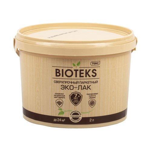 Bioteks / Биотекс сверхпрочый паркетный эко лак на акриловой основе