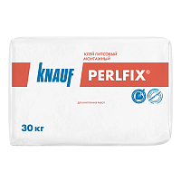 KNAUF PERLFIX / КНАУФ ПЕРЛФИКС клей монтажный на основе гипса с полимерными добавками для ГКЛ