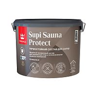 Защитный состав для саун Tikkurila Supi Sauna Protect, полуматовый, база EP, 0,9 л