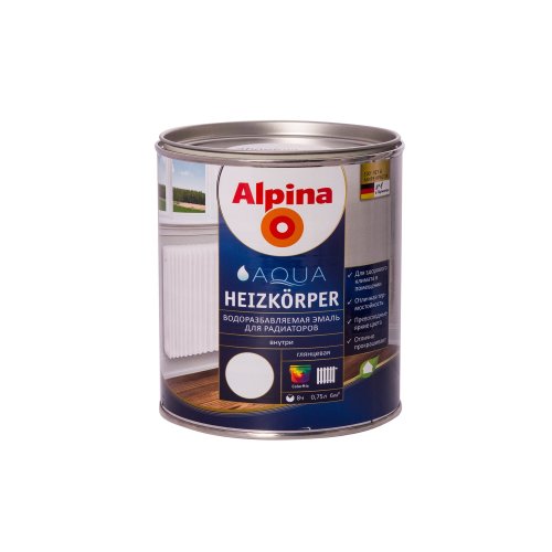 Alpina Heizkoerper / Альпина эмаль для радиаторов