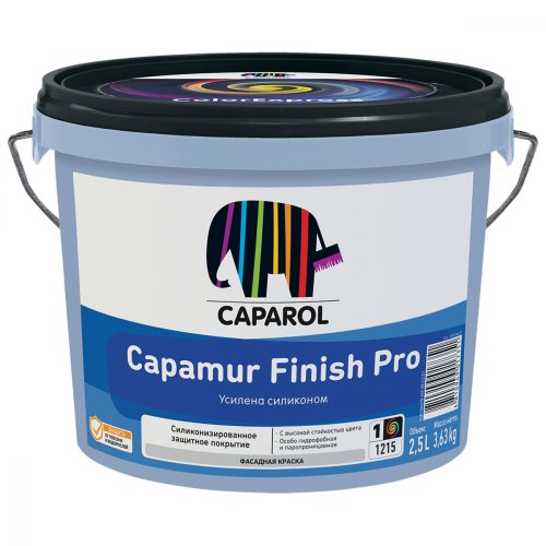 Caparol Capamur Finish / Капарол Капамур Финиш краска фасадная усиленная силоксаном
