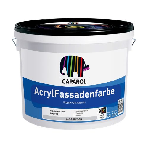 Caparol Acryl Fassadenfarbe / Капарол Фасаденфарбе краска фасадная матовая