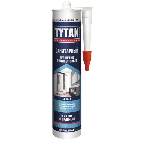 Tytan Professional / Титан герметик силиконовый санитарный для влажных помещений