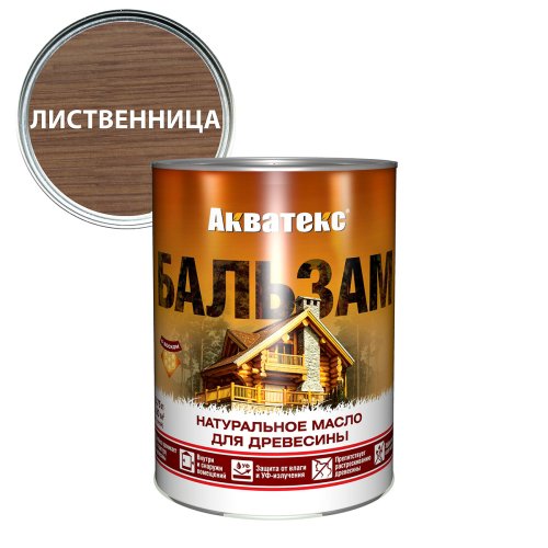 Акватекс-Бальзам масло для древесины, лиственница (0,75л)