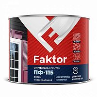Faktor ПФ-115 эмаль алкидная атмосферостойкая, черная (1,9кг)