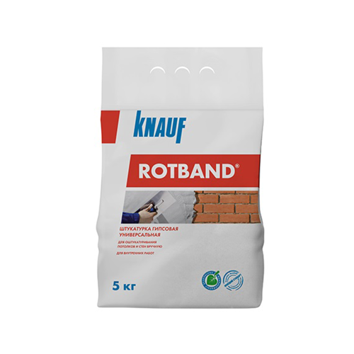 KNAUF ROTBAND / КНАУФ РОТБАНД штукатурка гипсовая универсальная для внутренних работ