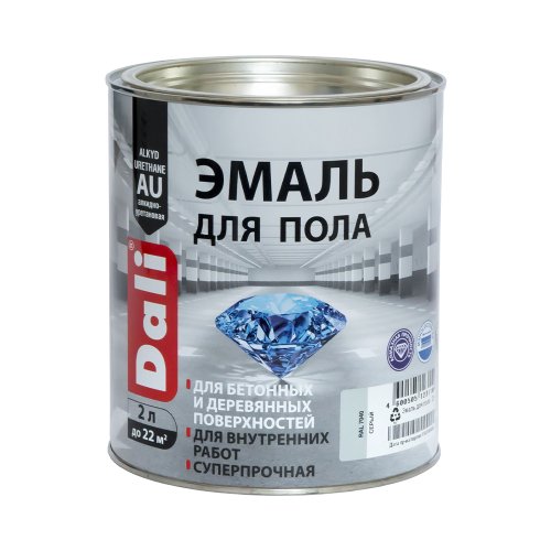 Dali / Дали Эмаль для пола алкидно-уретановая моющаяся