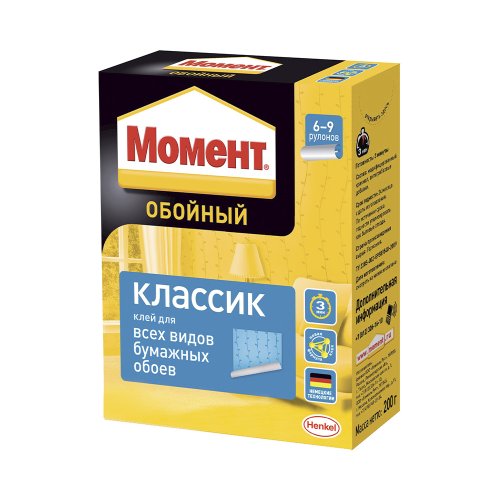 Клей для бумажных обоев Момент Классик