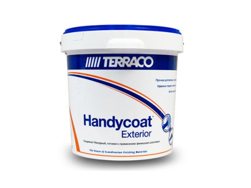 Terraco Handycoat Exterior / Террако Хэндикоат финишная шпатлевка для фасадных работ фото 2