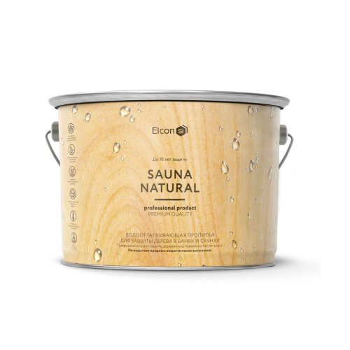 Пропитка для бани и сауны Elcon Sauna Natural, 0,9 л