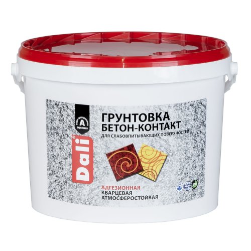Dali / Дали Бетон-контакт грунтовка адгезионная акриловая фото 6