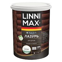 LINNIMAX / ЛИННИМАКС АКВА лазурь для дерева акриловая, лессирующая, шелковисто-матовая