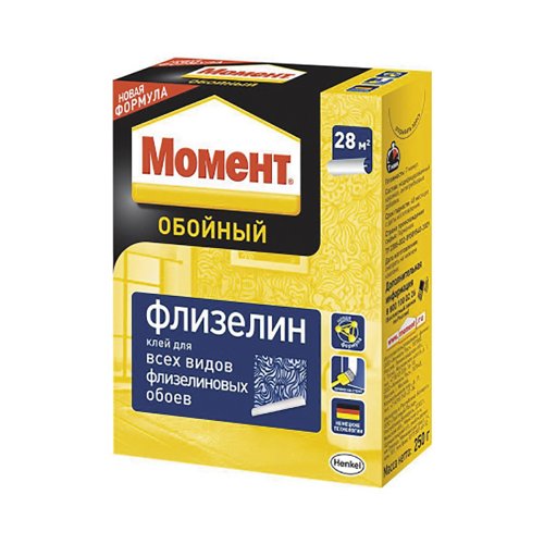 Клей для флизелиновых обоев Момент Флизелин, 200 г