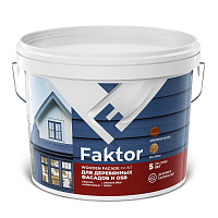 FAKTOR / ФАКТОР краска для деревянных фасадов и OSB с биозащитой