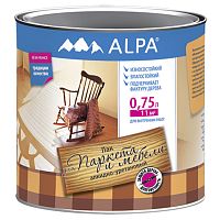 Лак для паркета и мебели Alpa